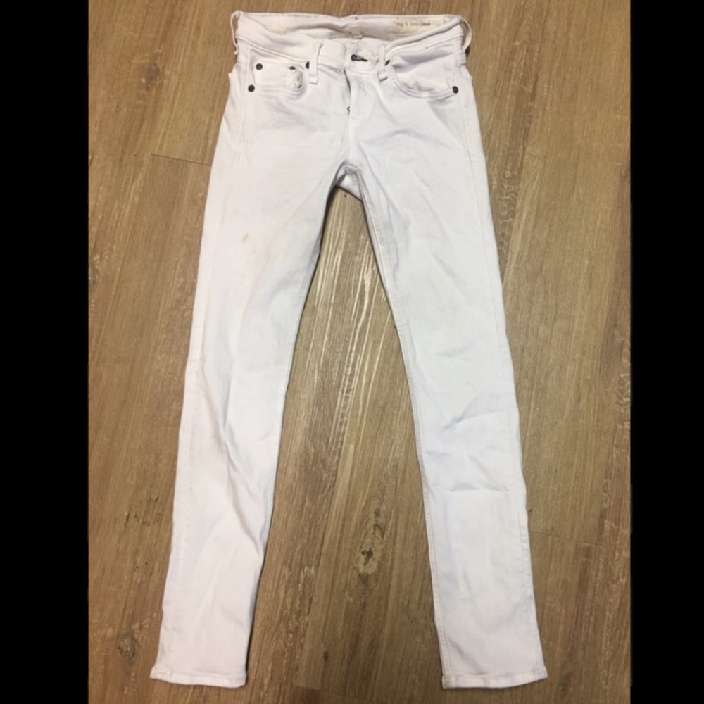 Rag & Bone white jegging pants